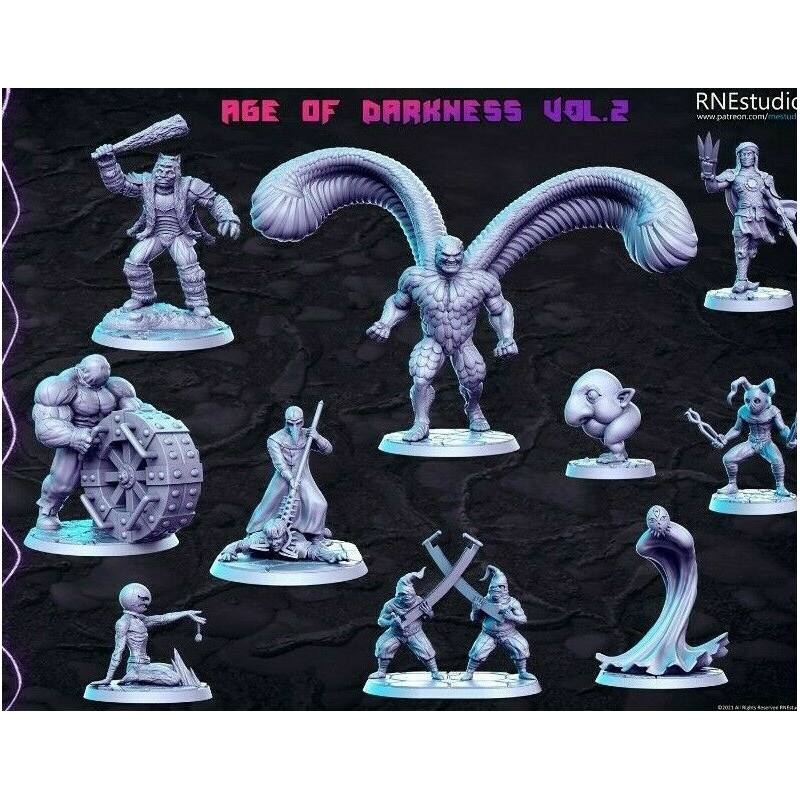 Impression 3D Figurines RN Studio Age of darkness vol 2
