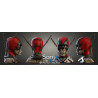 Bust deadpool (halloween version) impression 3D  Résine taille 18cm  (non peint)