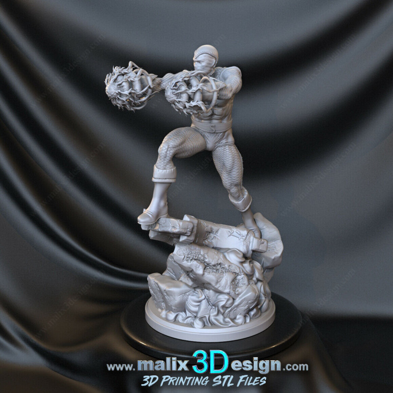 Shocker figurine impression 3D résine  18cm  (non peint)