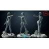 Black Widow figurine impression 3D résine  18cm  (non peint)