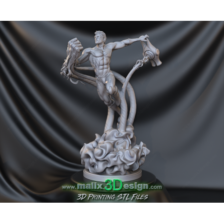 Green Lantern figurine impression 3D résine  18cm  (non peint)