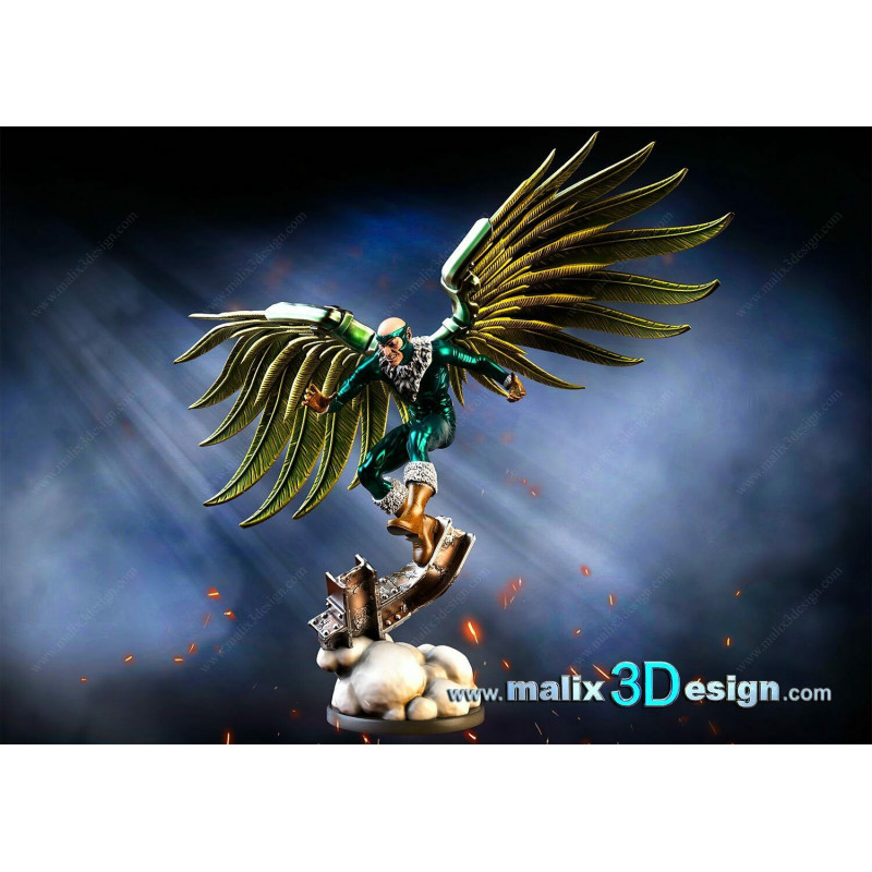 Vulture (Classic) figurine impression 3D résine  18cm (non peint)