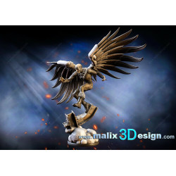 Vulture (Classic) figurine impression 3D résine  18cm (non peint) (2)