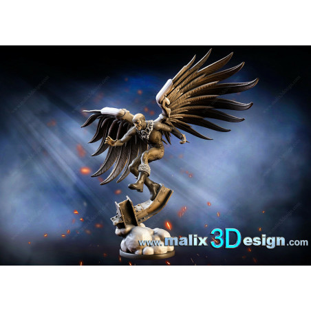 Vulture (Classic) figurine impression 3D résine  18cm (non peint)