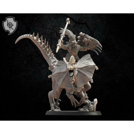 Guerriers Cuetzpal – Figurines Résine Fantasy 28mm | The Lost Kingdom


