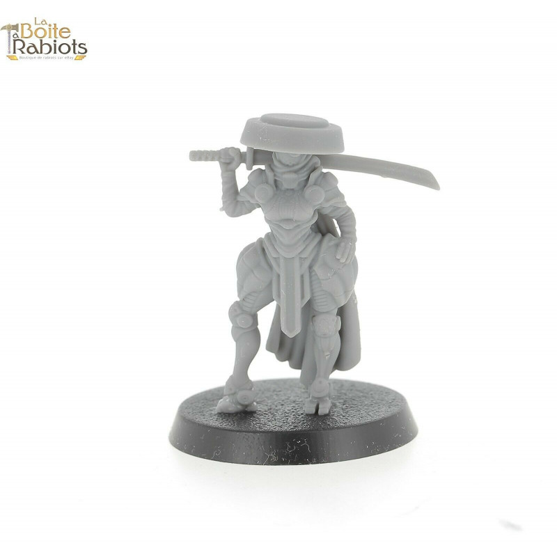 3D figurine 28mm Jeux de rôle/Cthulu-Cyber women 1