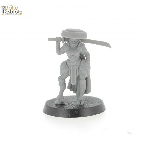 3D figurine 28mm Jeux de rôle/Cthulu-Cyber women 1