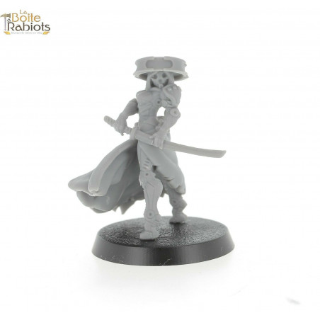 3D figurine 28mm Jeux de tôle/9th age/Cthulu-Cyber women 2