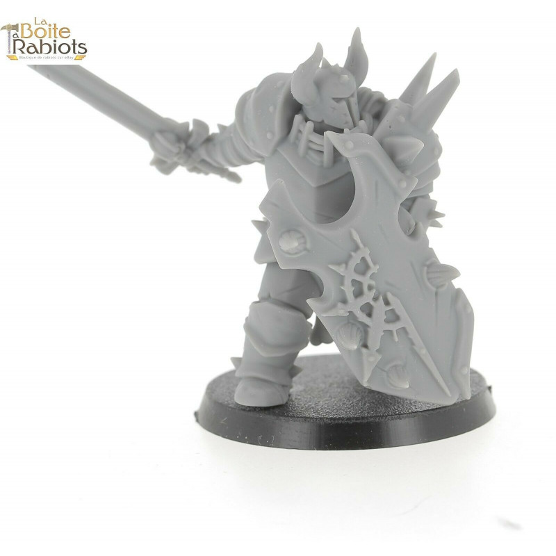 3D figurine 28mm Jeux de rôle/9th age/Cthulu-Chaos warrior