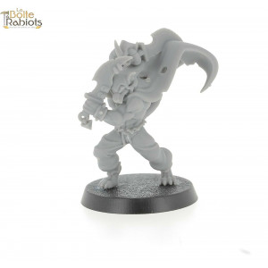 3D figurine 28mm Jeux de tôle/9th age/Cthulu-Skaven assassin