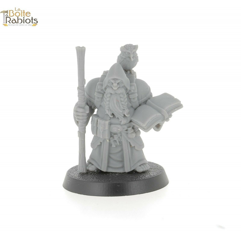 3D figurine 28mm Jeux de tôle/9th age/Cthulu-Druide nain