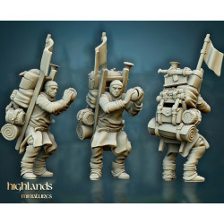 Galia Highland Miniatures - Figurines 3D Inspirées des Bretonniens pour Wargames Fantasy