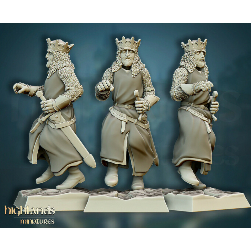 Galia Highland Miniatures - Figurines 3D Inspirées des Bretonniens pour Wargames Fantasy