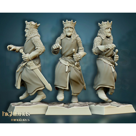 Galia Highland Miniatures - Figurines 3D Inspirées des Bretonniens pour Wargames Fantasy