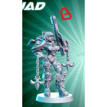 Impression 3D Figurines RN Studio Nun squad