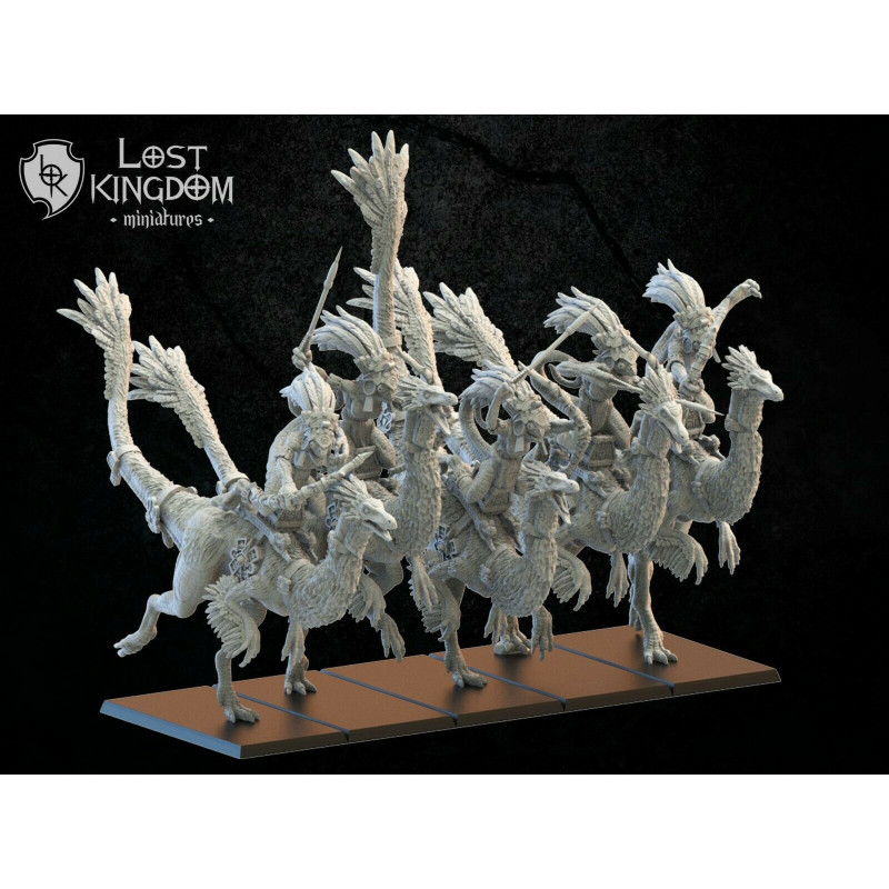 Guerriers Cuetzpal – Figurines Résine Fantasy 28mm | The Lost Kingdom


