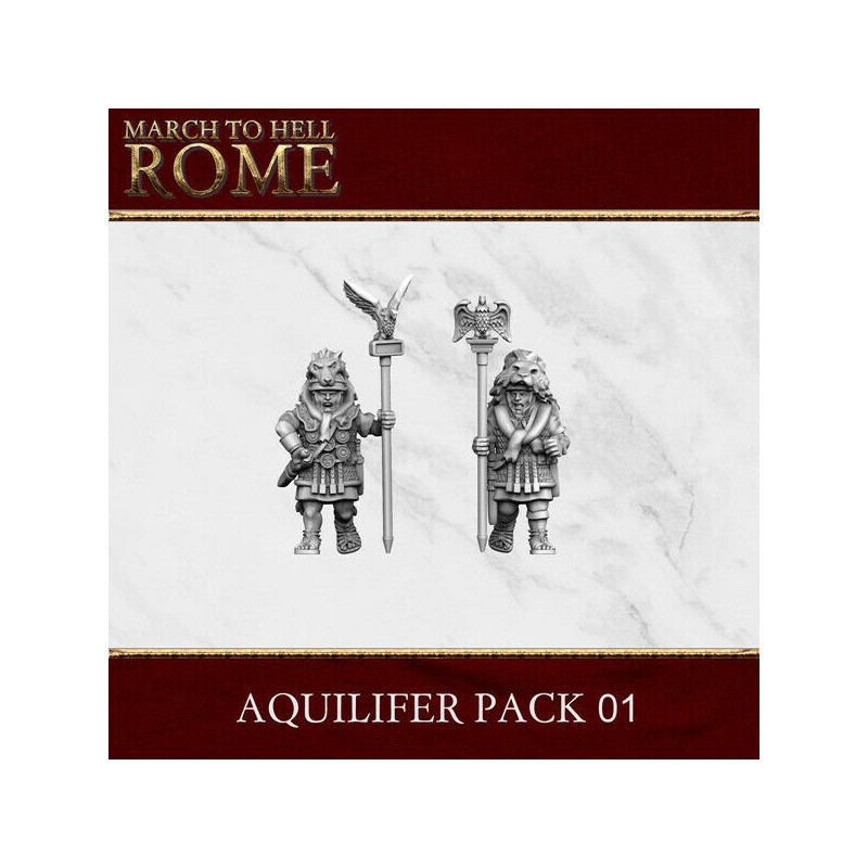  Figurines Armée Romaine – 3D Breed – Résine 28/15 mm