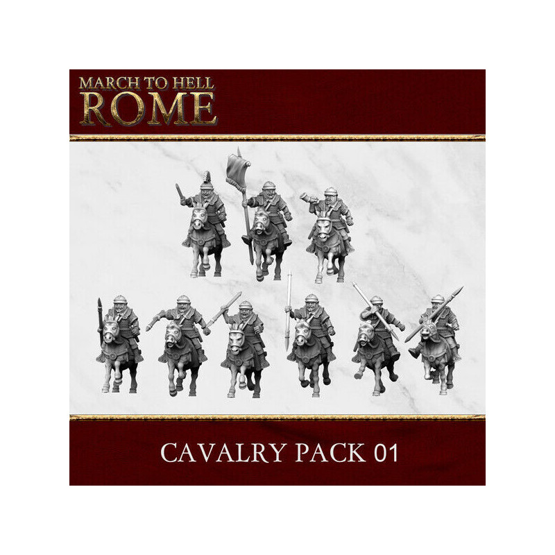  Figurines Armée Romaine – 3D Breed – Résine 28/15 mm