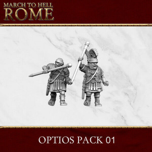 Ancien battle Figurines Légion Romaine Optios Pack 1
