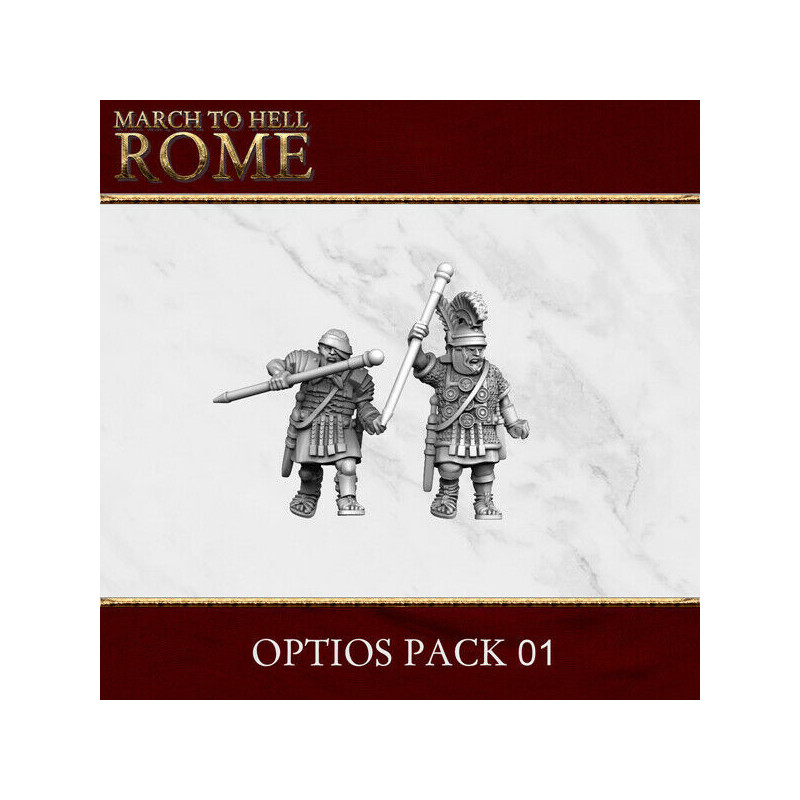  Figurines Armée Romaine – 3D Breed – Résine 28/15 mm