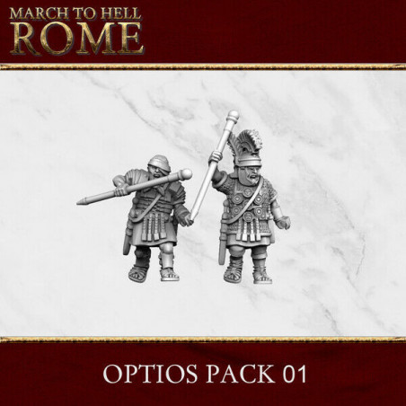  Figurines Armée Romaine – 3D Breed – Résine 28/15 mm