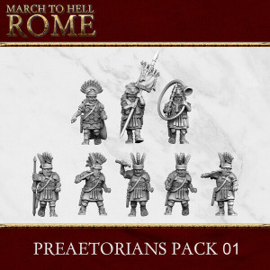Ancien battle Figurines Légion Romaine Prétoriens Pack 1
