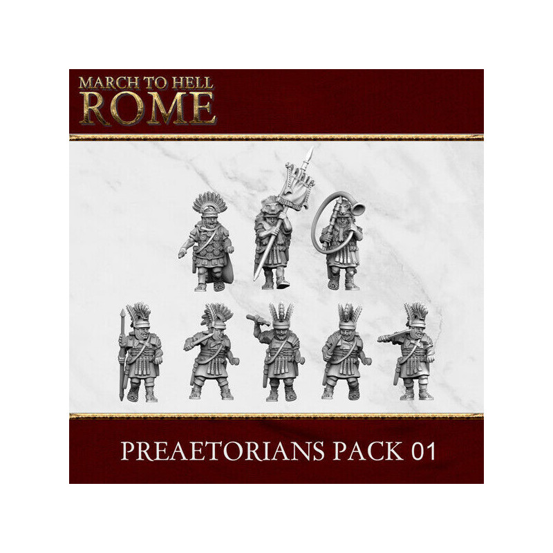 Figurines Armée Romaine – 3D Breed – Résine 28/15 mm