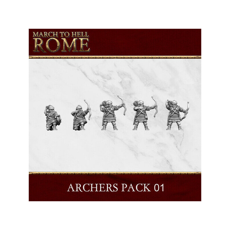  Figurines Armée Romaine – 3D Breed – Résine 28/15 mm