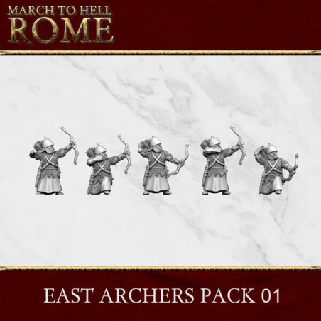  Figurines Armée Romaine – 3D Breed – Résine 28/15 mm