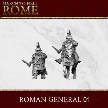  Figurines Armée Romaine – 3D Breed – Résine 28/15 mm