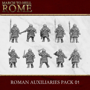 Ancien battle Figurines Légion Troupes auxiliares pack 1