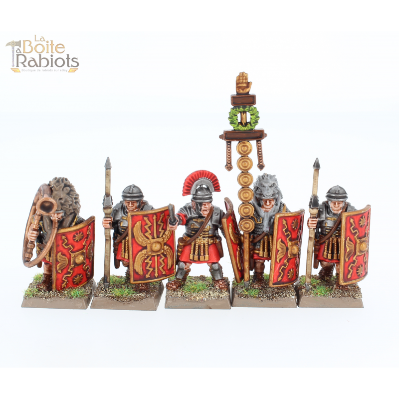  Figurines Armée Romaine – 3D Breed – Résine 28/15 mm