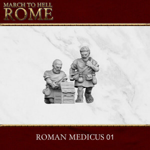 Ancien battle Figurines Légion Romaine Medicus