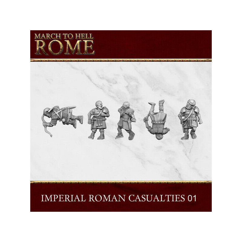  Figurines Armée Romaine – 3D Breed – Résine 28/15 mm