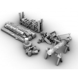 Décors GameScape 3D – Terrain modulaire 28/32 mm en filament

