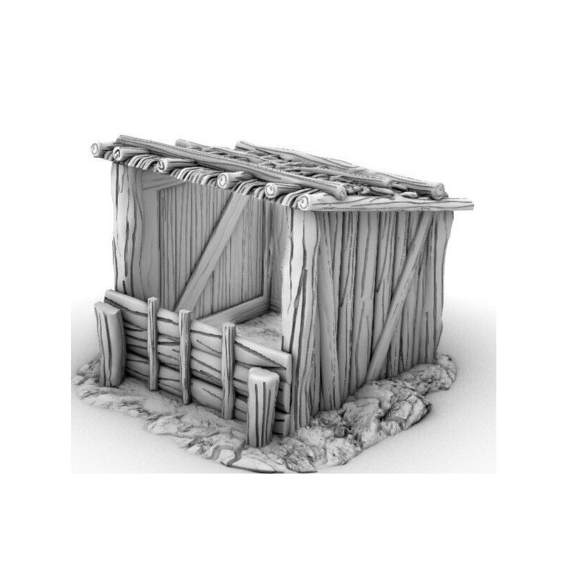 Décors GameScape 3D – Terrain modulaire 28/32 mm en filament

