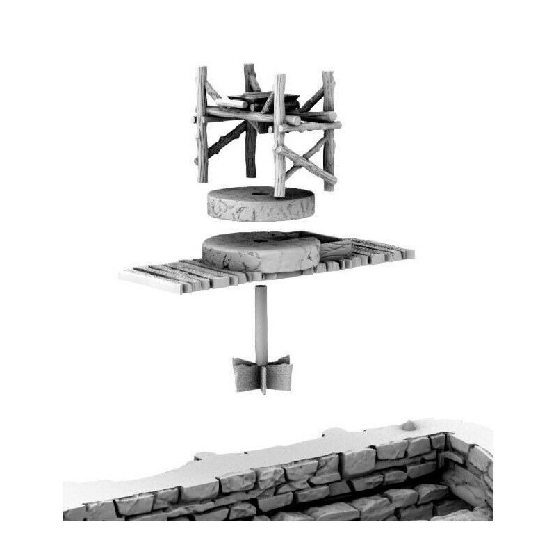 Décors GameScape 3D – Terrain modulaire 28/32 mm en filament

