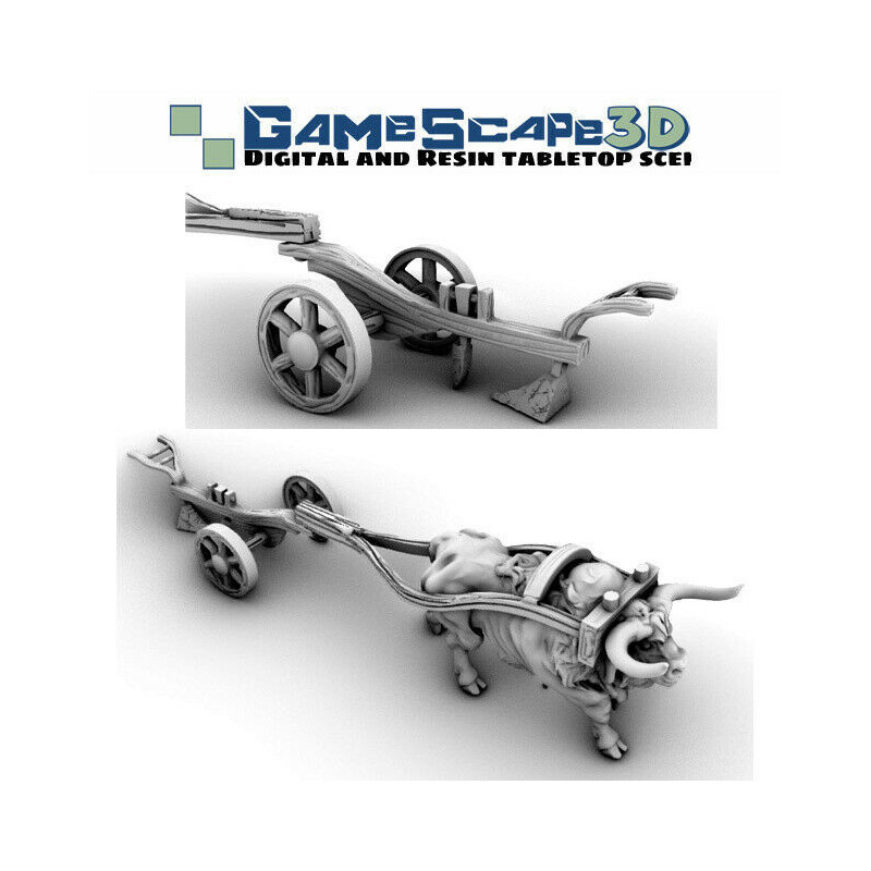 Décors GameScape 3D – Terrain modulaire 28/32 mm en filament

