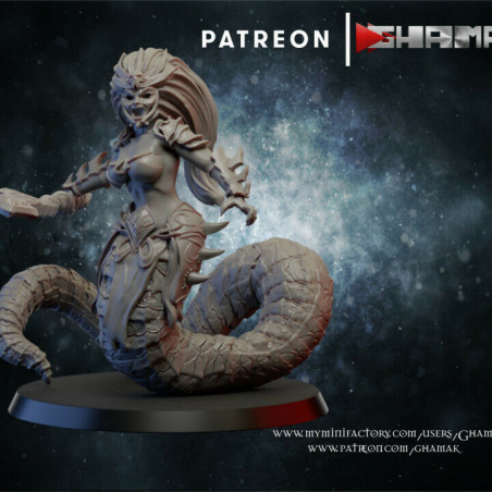 "Armée Elfes Noirs Ghamak - Figurines & Décors 3D pour Wargames Fantasy"