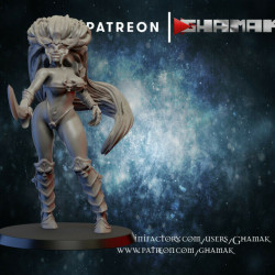 "Armée Elfes Noirs Ghamak - Figurines & Décors 3D pour Wargames Fantasy" (2)