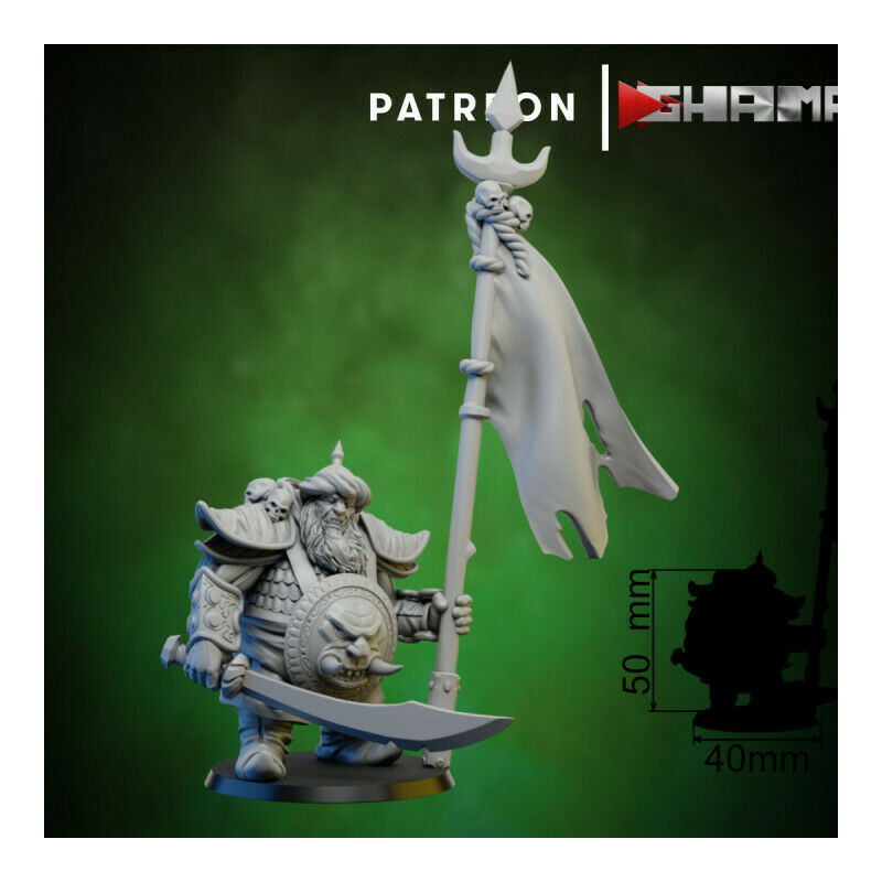 Figurines Ogres Ghamak – Puissance et Brutalité sur le Champ de Bataille

