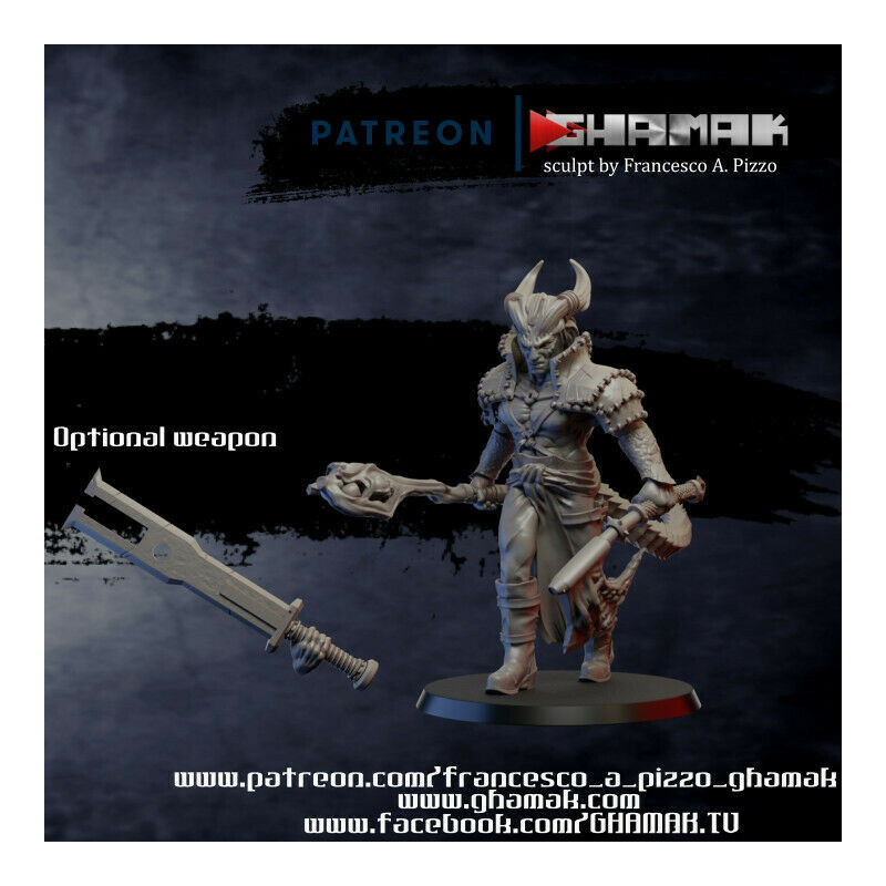 "Armée du Chaos Ghamak - Figurines 3D pour Wargames Fantasy & Batailles Épiques"