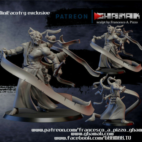 "Armée du Chaos Ghamak - Figurines 3D pour Wargames Fantasy & Batailles Épiques"