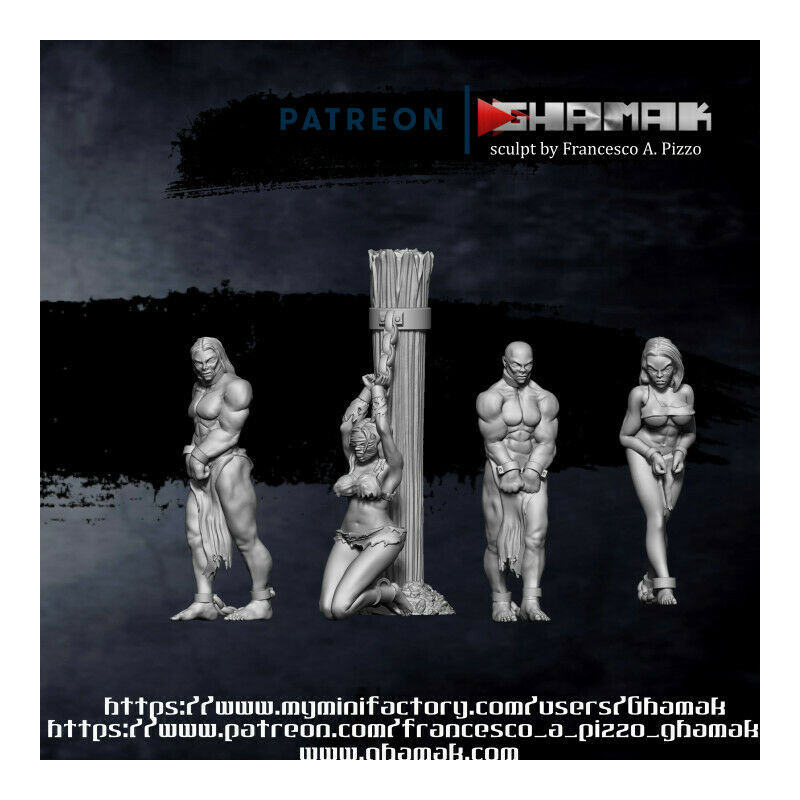 "Armée du Chaos Ghamak - Figurines 3D pour Wargames Fantasy & Batailles Épiques"