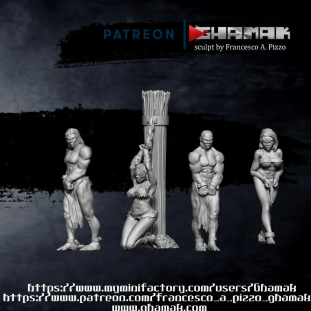 "Armée du Chaos Ghamak - Figurines 3D pour Wargames Fantasy & Batailles Épiques"