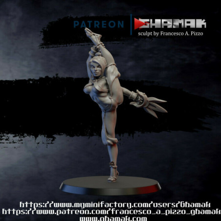 "Armée Humains Ghamak - Figurines & Décors 3D pour Wargames Fantasy"
