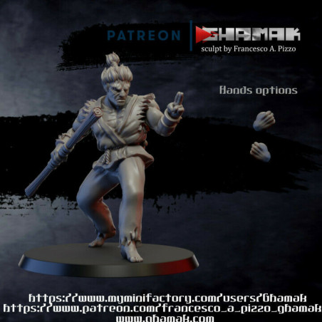 "Armée Humains Ghamak - Figurines & Décors 3D pour Wargames Fantasy"