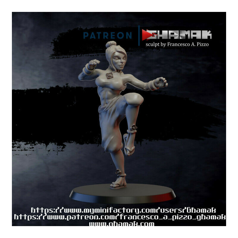 "Armée Humains Ghamak - Figurines & Décors 3D pour Wargames Fantasy"