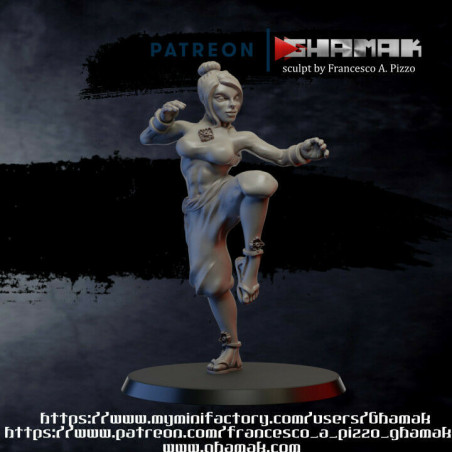 "Armée Humains Ghamak - Figurines & Décors 3D pour Wargames Fantasy"