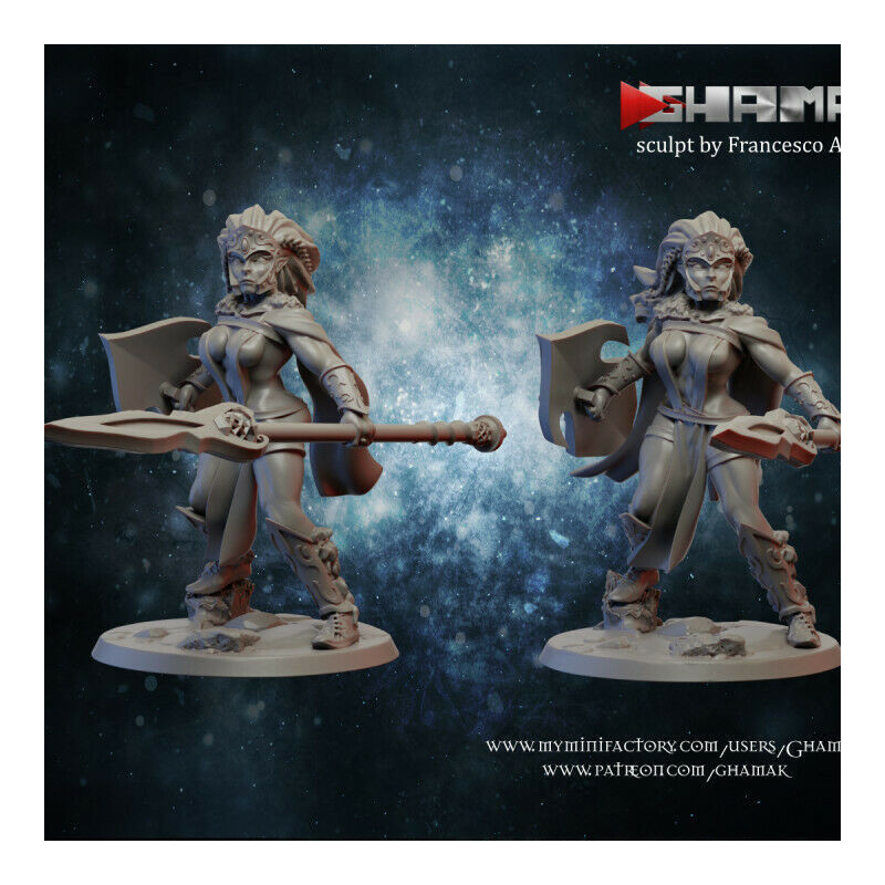 Figurines Elfes Ghamak – Grâce, Précision et Puissance Magique

